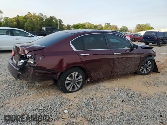 2014 Honda Accord LX with VIN 1HGCR2F31EA125026, listed as a Copart auction lot 52490515 with Not Provided miles and Salvage Title. Bid and sale history available at DreamBid. Image 3.