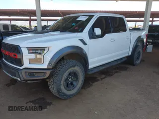 2017 Ford F-150 Raptor with VIN 1FTFW1RG7HFA84244, listed as a IAAI auction lot 42175442 with 123,009 mi miles and . Bid and sale history available at carsss.com. Image 2.