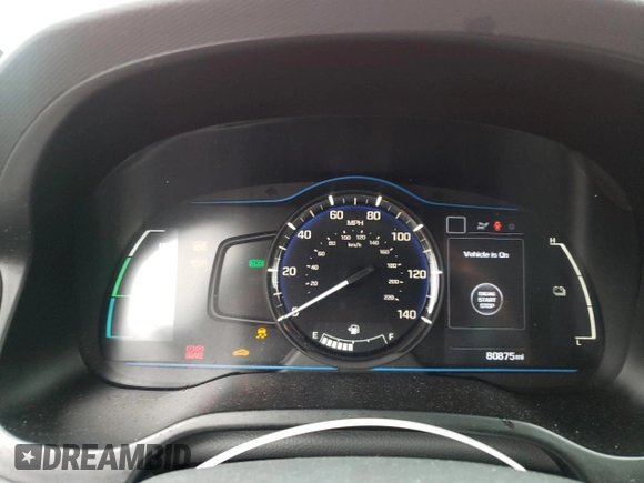2019 Hyundai Ioniq Blue z VIN KMHC65LC6KU176394, wystawiony jako Copart lot #58343805 z przebiegiem 80 875 mil mil oraz Szkoda całkowita • Salvage title. Historia ofert i sprzedaży dostępna na DreamBid. Obrazek 9.
