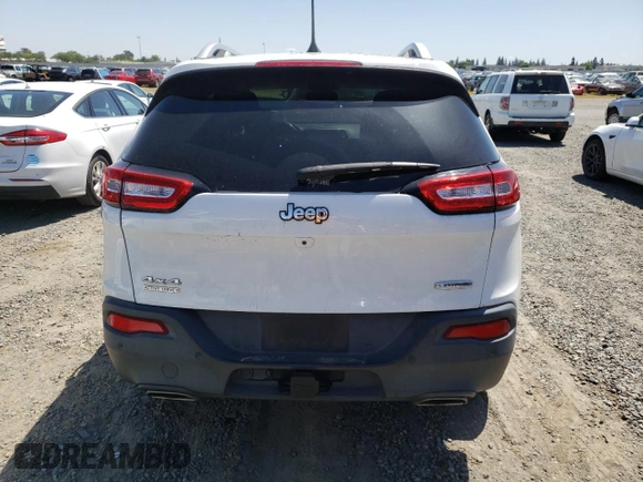 2017 Jeep Cherokee Latitude with VIN 1C4PJMCS7HW625424, listed as a Copart auction lot 54624375 with 79,400 mi miles and Salvage Title. Bid and sale history available at carsss.com. Image 6.