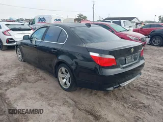 2004 BMW 5 Series 525i with VIN WBANA53574B845023, listed as a IAAI auction lot 41139275 with 163,597 mi miles. Bid and sale history available at carsss.com. Image 3.