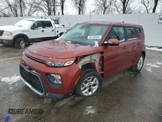 2020 Kia Soul S with VIN KNDJ23AU2L7102171, listed as a Copart auction lot 45152505 with 39,090 mi miles and Salvage Title. Bid and sale history available at carsss.com. Image 1.