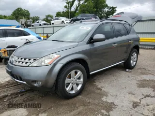 2007 Nissan Murano S z VIN JN8AZ08T17W521605, wystawiony jako Copart lot #58527935 z przebiegiem 157 214 mil mil oraz Szkoda całkowita • Salvage title. Historia ofert i sprzedaży dostępna na DreamBid. Obrazek 1.