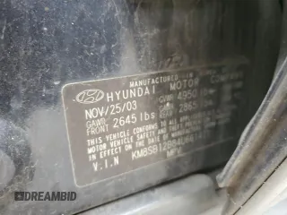 2004 Hyundai Santa Fe with VIN KM8SB12B84U661471, listed as a Copart auction lot 83245224 with 137,094 mi miles and Salvage Title. Bid and sale history available at carsss.com. Image 13.