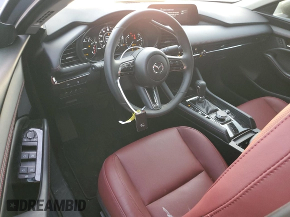 2024 Mazda 3 S Carbon Edition with VIN 3MZBPBCM5RM421427, listed as a Copart auction lot 83070144 with 684 mi miles and Salvage title. Bid and sale history available at DreamBid. Image 8.