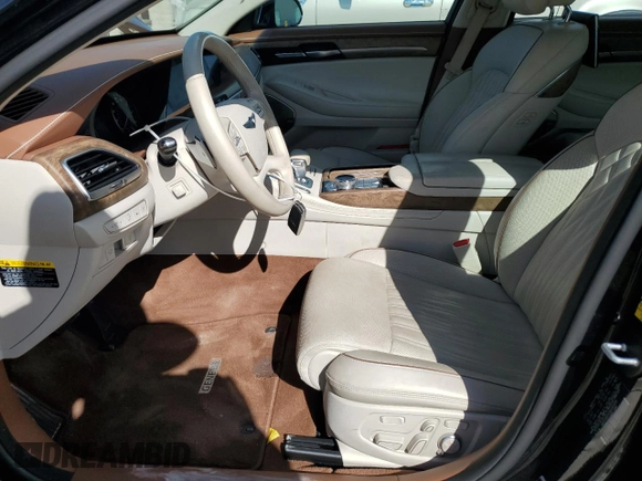 2022 Genesis G90 Ultimate with VIN KMTF54PH1NU095958, listed as a Copart auction lot 72566644 with 32,994 mi miles and Salvage Title. Bid and sale history available at DreamBid. Image 7.
