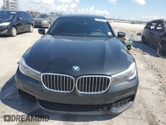 2017 BMW 7 Series 740i xDrive with VIN WBA7E4C53HGU99133, listed as a Copart auction lot 73007174 with 84,542 mi miles and Non Repairable. Bid and sale history available at carsss.com. Image 5.