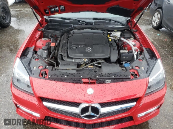2016 Mercedes-Benz SLK 350 z VIN WDDPK5HA8GF117387, wystawiony jako Copart lot #43185024 z przebiegiem 18 077 mil mil oraz . Historia ofert i sprzedaży dostępna na DreamBid. Obrazek 11.