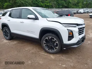 2025 Chevrolet Equinox AWD LT with VIN 3GNAXPEG3SL223208, listed as a IAAI auction lot 42097484 with 3,542 mi miles and . Bid and sale history available at DreamBid. Image 1.