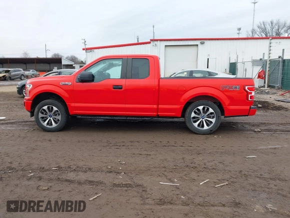 2020 Ford F-150 XL with VIN 1FTEX1EP0LFC31673, listed as a IAAI auction lot 41509569 with 55,048 mi miles. Bid and sale history available at carsss.com. Image 14.