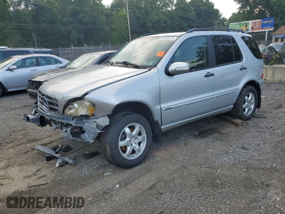 2004 Mercedes-Benz M 350 with VIN 4JGAB57E54A504391, listed as a Copart auction lot 63689125 with Not provided miles and Salvage title. Bid and sale history available at DreamBid. Image 1.