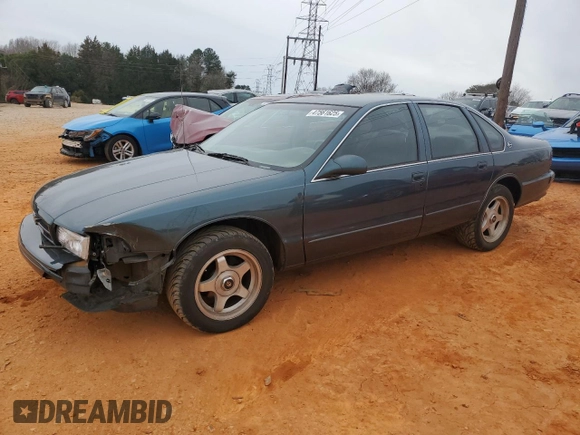 1996 Chevrolet Caprice Classic 1SA Special Value Pkg with VIN 1G1BL52P3TR131469, listed as a Copart auction lot 47561625 with 125,180 mi miles and Salvage Title. Bid and sale history available at carsss.com. Image 1.