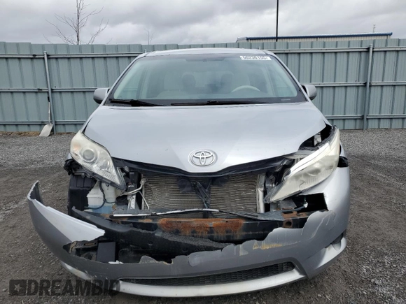 2012 Toyota Sienna with VIN 5TDZK3DC6CS236385, listed as a Copart auction lot 50236155 with 168,349 mi miles and Salvage Title. Bid and sale history available at carsss.com. Image 5.