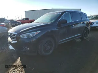2013 Infiniti JX35 with VIN 5N1AL0MM3DC304657, listed as a Copart auction lot 76628754 with 212,965 mi miles and Clean Title. Bid and sale history available at carsss.com. Image 1.