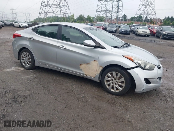 2012 Hyundai Elantra GLS with VIN KMHDH4AEXCU400457, listed as a IAAI auction lot 42395614 with 168,910 mi miles and . Bid and sale history available at DreamBid. Image 1.