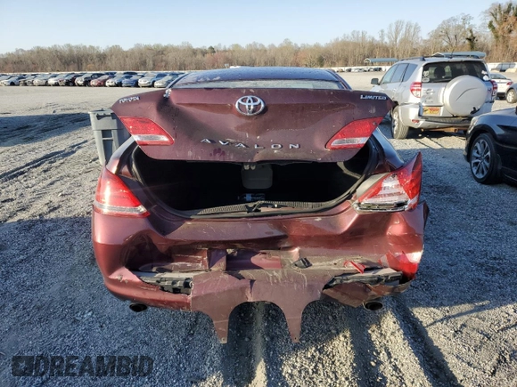 2007 Toyota Avalon XL with VIN 4T1BK36B07U197375, listed as a Copart auction lot 50163585 with 80,143 mi miles and Clean Title. Bid and sale history available at carsss.com. Image 6.