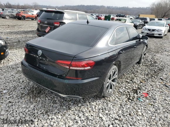 2020 Volkswagen Passat 2.0T SEL with VIN 1VWCA7A36LC021396, listed as a Copart auction lot 86782904 with 41,557 mi miles and Salvage Title. Bid and sale history available at carsss.com. Image 3.