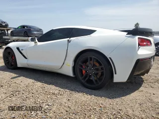 2019 Chevrolet Corvette Z51 2LT with VIN 1G1YK2D71K5121683, listed as a Copart auction lot 51369445 with 48,280 mi miles and Salvage Title. Bid and sale history available at carsss.com. Image 2.