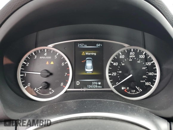 2016 Nissan Sentra SR with VIN 3N1AB7APXGY226181, listed as a Copart auction lot 55776945 with 126,328 mi miles and Salvage Title. Bid and sale history available at DreamBid. Image 9.