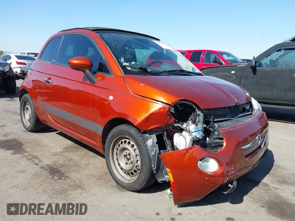 2013 FIAT 500 Pop with VIN 3C3CFFDR2DT698230, listed as a IAAI auction lot 42531400 with 118,400 mi miles and . Bid and sale history available at DreamBid. Image 1.