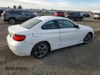 2017 BMW 2 Series 230i xDrive with VIN WBA2H9C36HV642617, listed as a Copart auction lot 77655454 with 45,977 mi miles and Salvage Title. Bid and sale history available at carsss.com. Image 3.