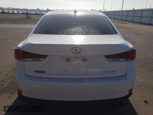 2020 Lexus IS with VIN JTHGZ1B21L5036925, listed as a Copart auction lot 84538224 with 45,831 mi miles and Salvage Title. Bid and sale history available at carsss.com. Image 6.