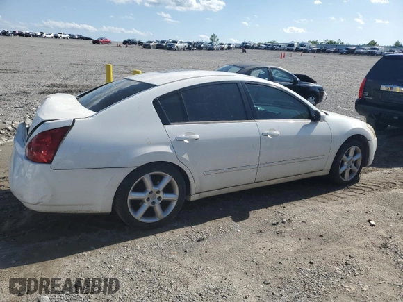 2006 Nissan Maxima 3.5 SE with VIN 1N4BA41E46C834230, listed as a Copart auction lot 54317554 with 0 mi miles and Salvage Title. Bid and sale history available at carsss.com. Image 3.