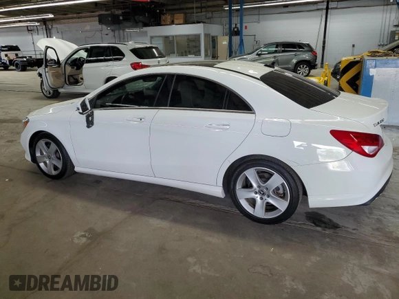 2018 Mercedes-Benz CLA 250 with VIN WDDSJ4GB3JN599846, listed as a Copart auction lot 59363425 with 67,935 mi miles and Salvage title. Bid and sale history available at DreamBid. Image 2.