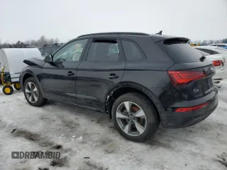 2024 Audi Q5 Komfort with VIN WA1AAAFY1R2134287, listed as a Copart auction lot 45710475 with 5,538 mi miles and Salvage Title. Bid and sale history available at carsss.com. Image 2.