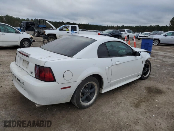 2003 Ford Mustang Standard with VIN 1FAFP404X3F327058, listed as a Copart auction lot 85322354 with 0 mi miles and Salvage Title. Bid and sale history available at carsss.com. Image 3.