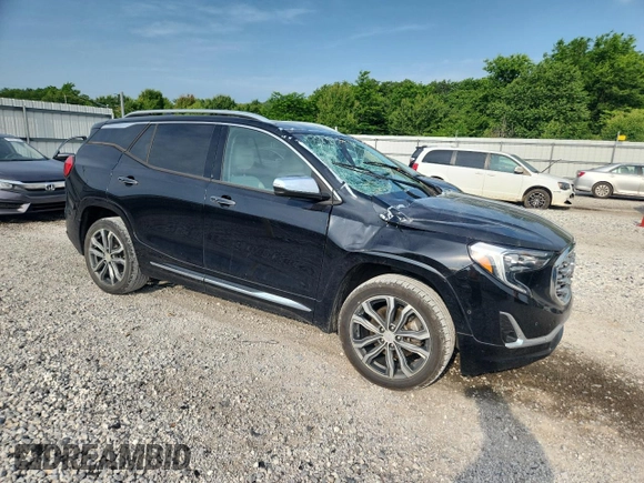 2018 GMC Terrain Denali with VIN 3GKALXEX4JL370144, listed as a Copart auction lot 58621755 with 115,467 mi miles and Salvage title. Bid and sale history available at DreamBid. Image 4.