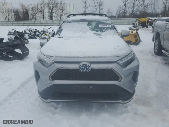2022 Toyota RAV4 Prime SE with VIN JTMAB3FV1ND093579, listed as a Copart auction lot 43110625 with NaN miles and Salvage Title. Bid and sale history available at carsss.com. Image 5.