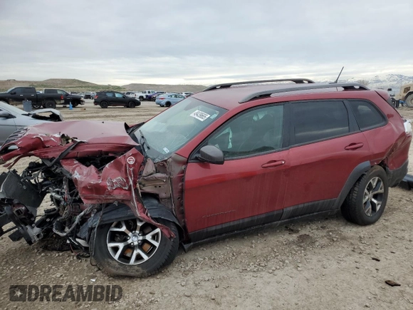 2014 Jeep Cherokee Trailhawk with VIN 1C4PJMBS6EW310871, listed as a Copart auction lot 49439665 with 0 mi miles and Salvage Title. Bid and sale history available at carsss.com. Image 1.