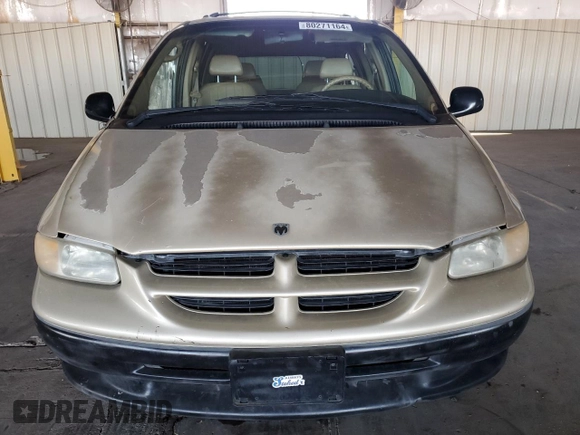 1998 Dodge Caravan LE with VIN 1B4GP54LXWB743058, listed as a Copart auction lot 80271164 with 192,048 mi miles and Salvage title. Bid and sale history available at DreamBid. Image 5.