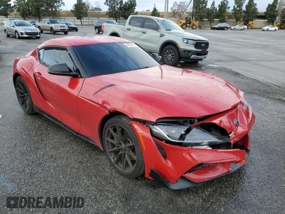 2024 Toyota Supra 3.0 with VIN WZ1DB0G08RW067779, listed as a Copart auction lot 47695915 with Not provided miles and Salvage title. Bid and sale history available at DreamBid. Image 4.