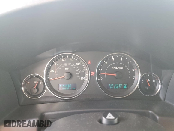 2006 Jeep Commander with VIN 1J8HH48K96C289162, listed as a Copart auction lot 80979074 with 170,581 mi miles and Salvage title. Bid and sale history available at DreamBid. Image 9.