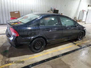 2008 Honda Civic LX with VIN 1HGFA16548L025026, listed as a Copart auction lot 53127385 with 178,182 mi miles and Salvage Title. Bid and sale history available at DreamBid. Image 3.