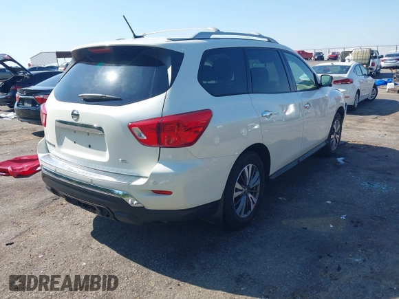 2017 Nissan Pathfinder S with VIN 5N1DR2MN1HC694910, listed as a IAAI auction lot 41978827 with 95,703 mi miles and . Bid and sale history available at DreamBid. Image 4.