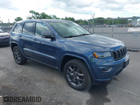 2021 Jeep Grand Cherokee Limited z VIN 1C4RJFBG3MC810728, wystawiony jako IAAI lot #42340519 z przebiegiem 46 180 mil mil oraz . Historia ofert i sprzedaży dostępna na DreamBid. Obrazek 1.