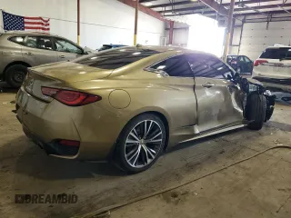2019 Infiniti Q60 Luxe with VIN JN1EV7EL7KM290898, listed as a Copart auction lot 67174033 with 34,901 mi miles and Salvage Title. Bid and sale history available at DreamBid. Image 3.