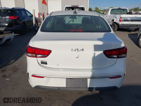 2022 Kia Rio S with VIN 3KPA24AD4NE498600, listed as a IAAI auction lot 40527357 with 59,614 mi miles and . Bid and sale history available at carsss.com. Image 16.