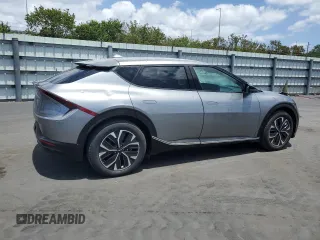 2023 Kia EV6 Wind with VIN KNDC34LA4P5602445, listed as a Copart auction lot 54865515 with 6,885 mi miles and Clean Title. Bid and sale history available at carsss.com. Image 3.