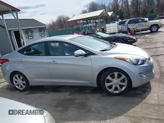 2013 Hyundai Elantra Limited with VIN 5NPDH4AE2DH191473, listed as a IAAI auction lot 41856481 with 54,705 mi miles and . Bid and sale history available at DreamBid. Image 13.