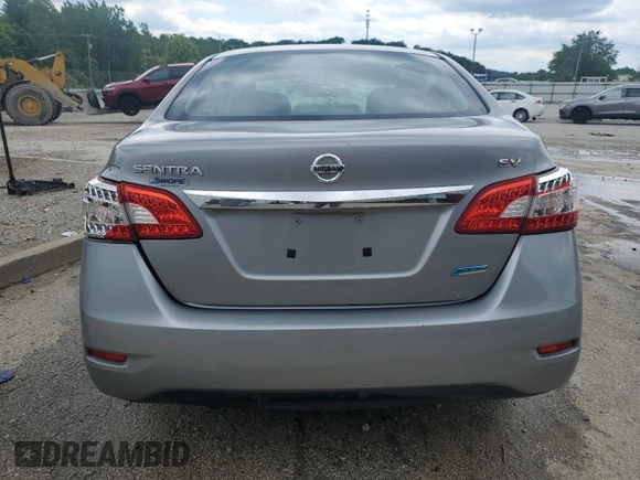 2014 Nissan Sentra SV with VIN 3N1AB7AP5EL676671, listed as a Copart auction lot 57861945 with 128,872 mi miles and Non repairable. Bid and sale history available at DreamBid. Image 6.