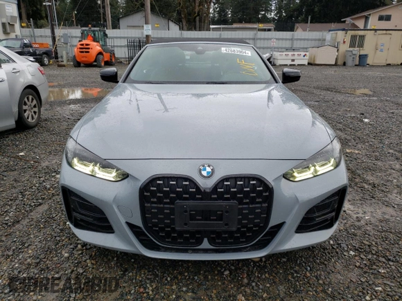 2023 BMW 4 Series 430i xDrive with VIN WBA43AT04PCM26175, listed as a Copart auction lot 42683904 with 5,616 mi miles and . Bid and sale history available at DreamBid. Image 5.