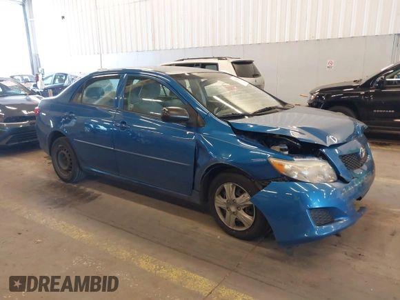2009 Toyota Corolla with VIN 1NXBU40E19Z027256, listed as a IAAI auction lot 41383298 with 221,545 mi miles. Bid and sale history available at carsss.com. Image 1.