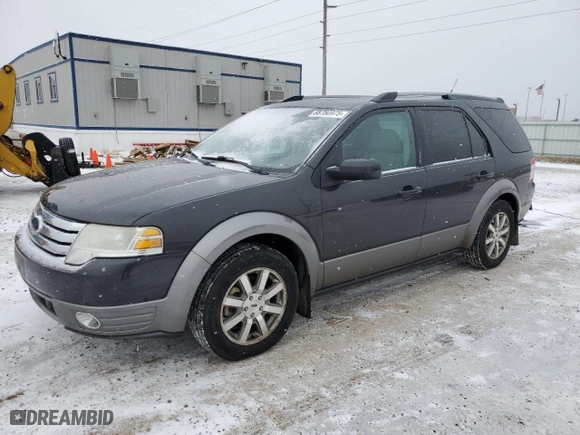 2008 Ford Taurus X SEL with VIN 1FMDK02W48GA18934, listed as a Copart auction lot 88786975 with 144,442 mi miles and Salvage Title. Bid and sale history available at carsss.com. Image 1.