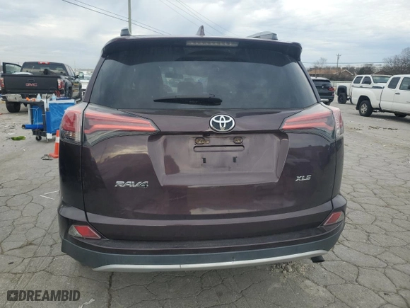 2016 Toyota RAV4 XLE with VIN 2T3WFREV8GW287241, listed as a Copart auction lot 45661165 with 106,203 mi miles and Salvage Title. Bid and sale history available at carsss.com. Image 6.