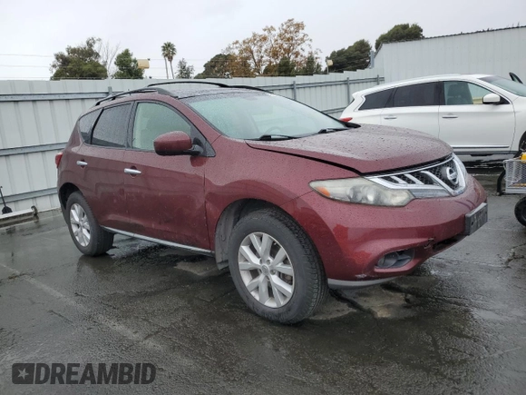 2011 Nissan Murano S with VIN JN8AZ1MU4BW066598, listed as a Copart auction lot 81093824 with 290,174 mi miles and Salvage Title. Bid and sale history available at carsss.com. Image 4.