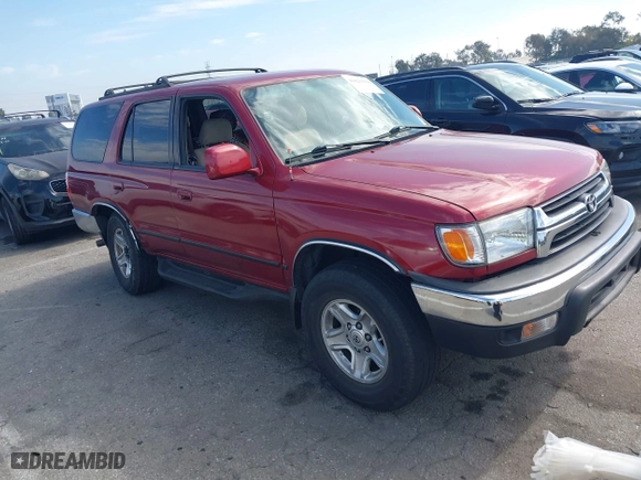 2001 Toyota 4Runner SR5 with VIN JT3HN86R510351274, listed as a IAAI auction lot 41621134 with 172,450 mi miles. Bid and sale history available at carsss.com. Image 1.